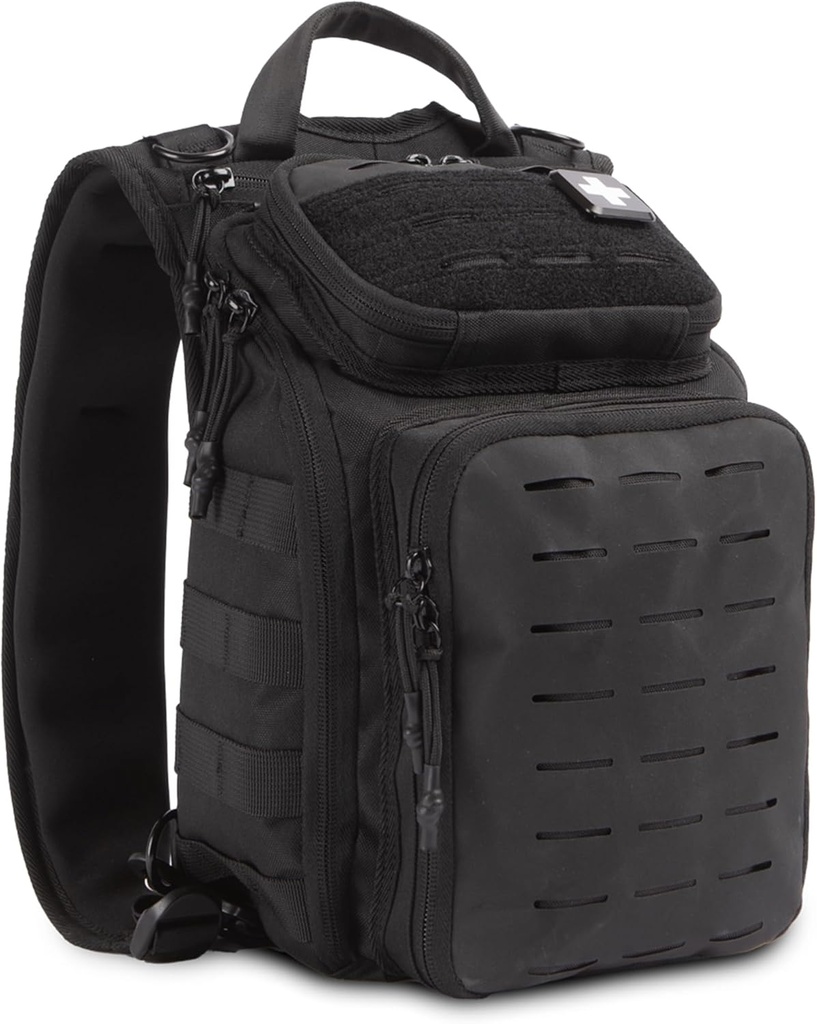 Mój medyczny Recon PRO - HSA FSA Zestaw pierwszej pomocy - 250 + Pierwsza pomoc i Survival Essentials, Dostawy, & Musi mieć IFAK dla domu, Samochód, Biuro lub Biznes - Czarny