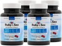 Marine Oil Supplement - All Natural Calanus Oil, Astaksantyna, Omega-3 i Kwasy tłuszczowe - Heart and Brain Health Nutritional Supplements - 4 Pack