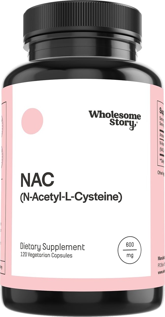 Pełna historia NAC Suplement N Acetylo Cysteina 600 mg 124; Wątroba, Płuca i Płodność Wsparcie 124; 120 Kapsułki 124; 120 Dostawa serwisowa