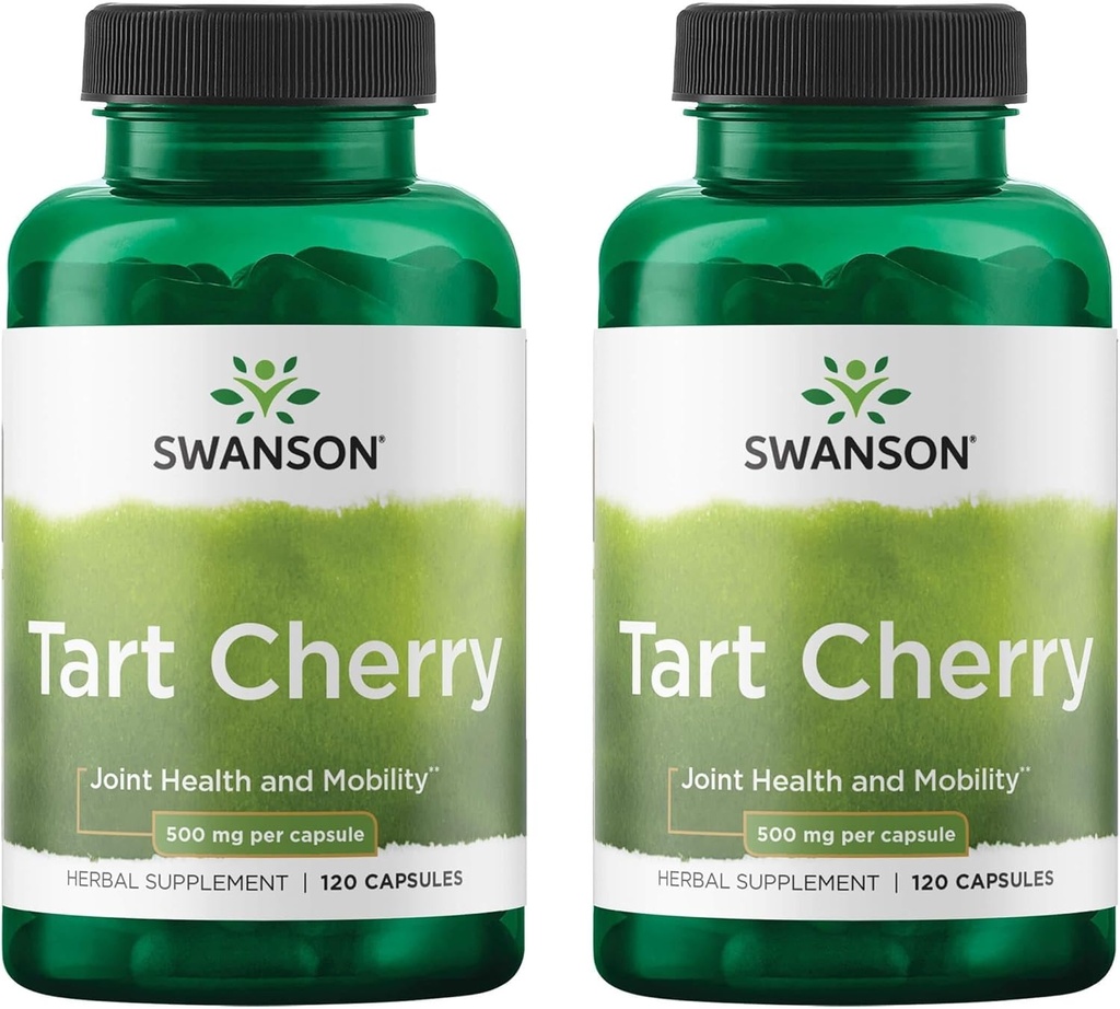 Swanson Tart Cherry 500 mg 120 kapsułek (2 opakowania)
