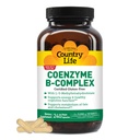 Życia w kraju, Koenzym B- Complex Witamina, Wsparcie energii i metabolizmu, Suplement dobowy, 240