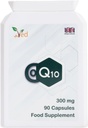 Ved Najlepsze Wysokie Wchłanianie CoQ10, Wegetarianin, Gluten Free, Suplement diety, 300 mg 90 Kapsułki wegetariańskie