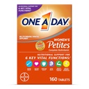 One A Day Petites Women 's Petivitamine, Suplement z witaminą A, C, D, E i cynkiem do immunologicznego wsparcia zdrowia, Witaminy B, Biotin, Folate (jako kwas foliowy) i więcej, Tabletka, 160 liczba