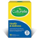 Culturelle Health & Wellness Codzienne suplement probiotyczny dla mężczyzn i kobiet, Pomaga wspierać swój system immunologiczny, Przypadkowa biegunka, Gaz & Bloating, 15 Miliard CFU, Non-GMO, 50 Count