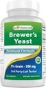 Best Naturals, Brewers Yeast, 7-1 / 2 Ziarno z witaminą B1, Witamina B2, 1000 mg 240 Tabletki (240 Ilość (Opakowanie po 1))