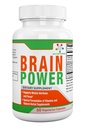 Spectra Vitamins Brain Power, Supports Focus, Nootropics, Poprawia pamięć, Alertywność dla mężczyzn i kobiet, Ginkgo Biloba, Gotu Kola, 60 Kapsułek,