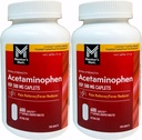 Członek Mark 500mg Acetaminofen MegaSize 2Pack (600 Count Each) 7hm2Dcs