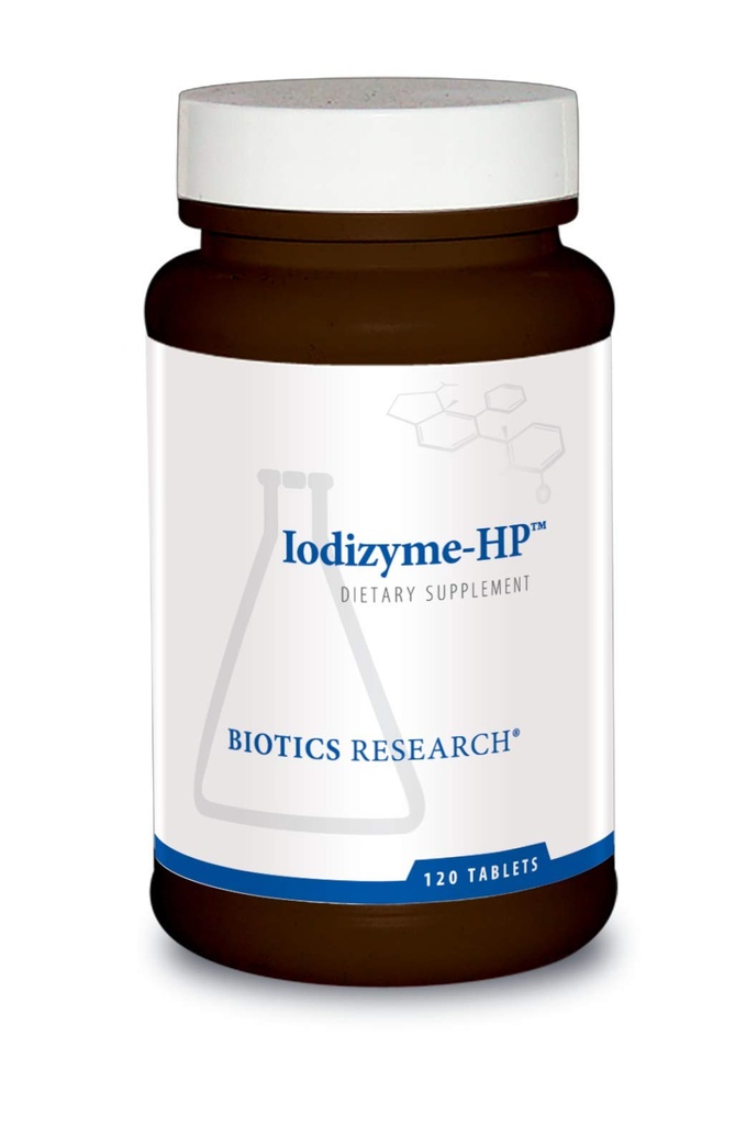 Badania nad biotykami Jodizyme HP Jod, Wsparcie dla tarczycy, Metabolizm komórkowy, Promocje energii, Wspomaga funkcje metaboliczne, T3, T4, TSH 120 Tabletki