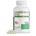 Bronson Grapefruit Seed Extract 500 MG per serving Citrus Paradisi wspiera immunologiczne zdrowie i pomaga utrzymać zdrowe trakt żołądkowo- jelitowy - Non-GMO, 120 Kapsułki wegetariańskie