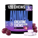 Animal Creatine żuć tabletki - Wzmocnione Monohydrat kreatury z AstraGin poprawić wchłanianie, Sól morska dla dodawanych pomp, Pyszne i wygodne tabletki do żucia - Grape