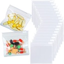 Pakiety Pouch Pouch Pouch Torby BPA Wolny Pill Bags 12mil 3 x 2,75 Inch Przezroczyste małe Zip jednorazowe worki narkotykowe Pieczęć Zipper Pouches dla Travel Medicine Organizator, Biżuteria, Małe części rzemiosła