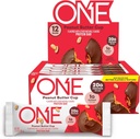 One Protein Bars, Peanut Butter Cup, Gluten Free z 20 g białka i 1 g cukru, spiżarnia Staples, 2.12 oz (12 Count)