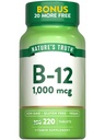 Nature 's Truth Witamina B12 Tabletki 124; 1000 μg 124; 220 Hrabia 124; Wegan, Non-GMO & Gluten