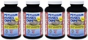 Yerba Prima Pyllium Husks Caps - 180 czapek (Pack of 4) - Natural Fiber Supplement - Non-GMO Gluten Free