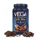 Vega Sport Vegan Protein Powder + Odzysk - 30 g Białko roślinne na Serving, Mocha, 19 Służenia, 5g BCAA, Probiotyki, NSF Certified, Dla Shakes & Smoothies, 1.8lbs (Packaging May Vary)