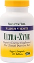 NaturesPlus Ultra- Zyme - 180 tabletek, Opakowanie 2 - Suplement enzymatyczny do wsparcia zdrowej trawienia - Gluten Free - 90 Razem Sługi