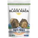 Happy Andes Organic Black Pure & Raw Maca Root Powder Non-GMO, USDA for Energy & Fitness, Performance & Mood dla mężczyzn i kobiet, Gluten Free, Peruwiański Superfood, Blue, 16 oz