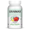 Maxi Health Livamax - wzór na wątrobę - z mlekiem Thistle i Dandelion Root - 120 kapsułki - Kosher