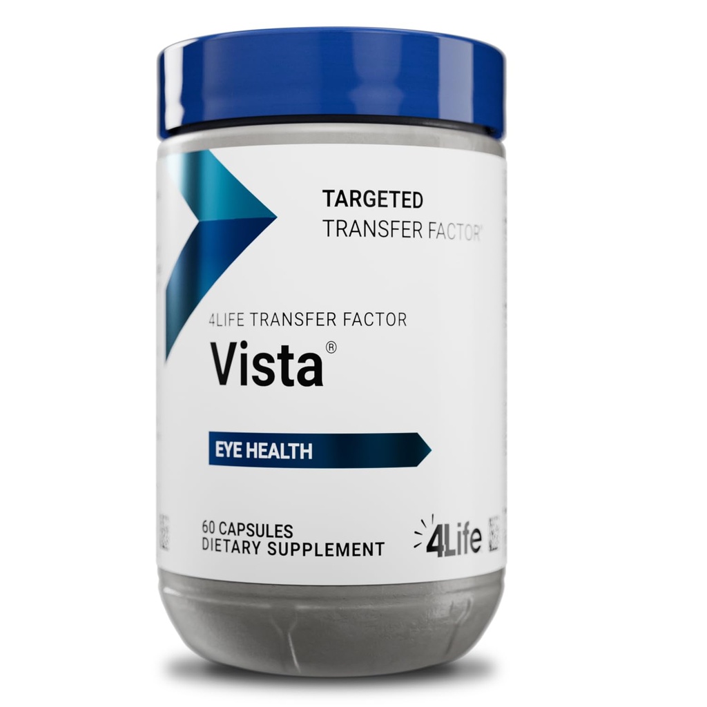 4Life Transfer Factor Vista - wspomaga zdrowie oczu i widzenie z luteiną, zeaksantyną, cynkiem, witaminą C i czarną porzeczką - 60 kapsułek