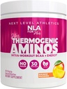 Jej Termogeniczne Amino Kobiet Prepost & Intra Workout Booster (Mango Passion, 30 Servings) w BCAA zasadnicze aminokwasy, kofeina, & Electrolytes- Max Warsztaty w Trwałe Energy-Wegan, Cukier wolny