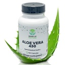 Aloe Vera 450 Kapsułki Organiczne 124; Nie-GMO Aloe Vera Pigułki 124; Wykonane z USDA Organic Aloe Vera Suplementy 124; Digestive & Joint Supplement Supplement