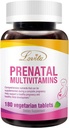 Lovita Prenatal Multivitamin - Kompleksowe wsparcie żywieniowe dla przed, w trakcie i po - Ciąża - 180 Tabletki wegetariańskie