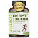 NutraPro Glukozamina Chondroitin MSM Joint Relief Supplements & Bone Health - for Knee & Joint Relief, Bone Strength, Joint Health, Movement, Elastyczność, Siła & Comfort.45 Dni Służenie