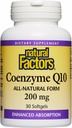 Naturalne Czynniki Koenzym Q10 - Suplement do wsparcia przeciwutleniaczy Wspiera produkcję energii komórkowej - Lepsza absorpcja Pomaga Zdrowe Serce Funkcje - 200 mg, 30 Softgels (30 Służenie)