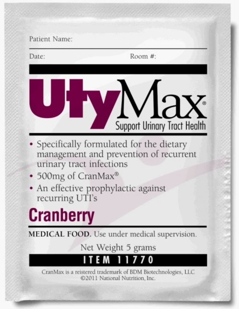 UtyMax Mieszanka Napoju Żurawinowego (SUPLEMENT PWDR, UTYMAX, 5 GRAM PKS) 60 Każdy / Przypadek