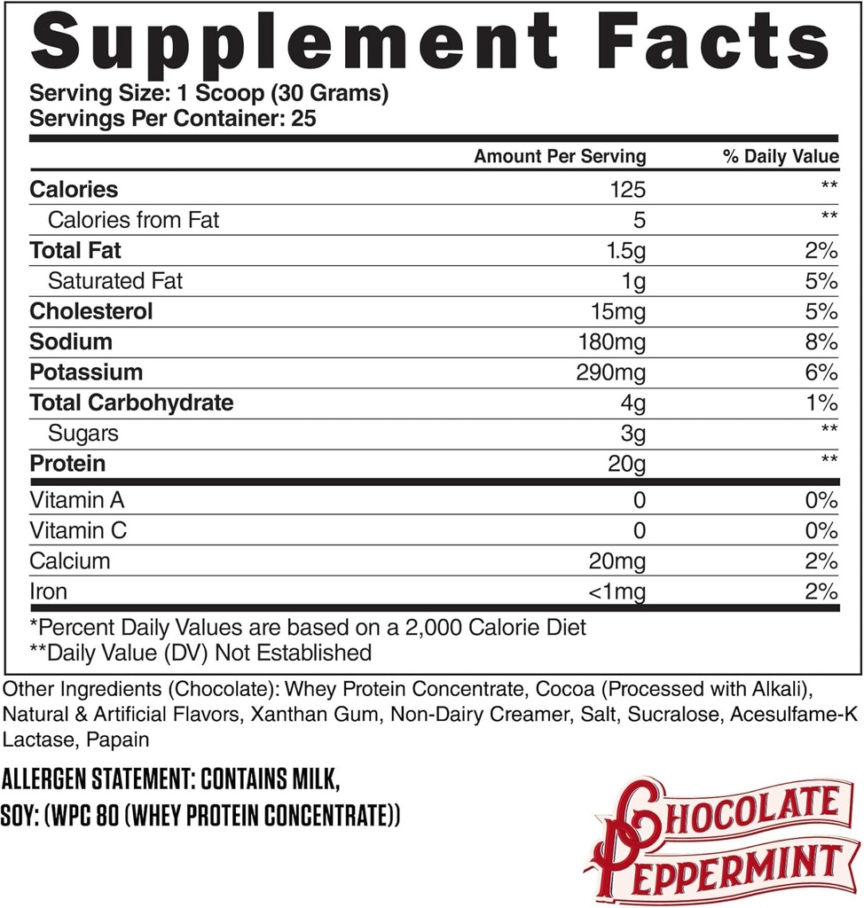 Suplementy stalowe Whey- Pro Budapest 124; 100% Czysty proszek białkowy serwatki dla mężczyzn i kobiet 124; Czekoladowa mięta peppermintowa 124; Mięśnie Gain & Lean Muscle Recovery 124; Gluten Free Budapest 124; 1,65 lbs Budapest 124; BCAA 5g Budapeszt 124; Non-GMO Recovery 124; 25 Służenia