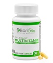 BariSlim Once Daily Bariatric Multivitamin kapsułki - 60mg żelaza - Witamina bariatryczna i suplement do stosowania po zabiegu chirurgicznym, w tym przez obejście gastryczne i dreszcze Gastric 124; 30 Day Supply