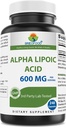 Brieofood Alpha Lipoic Acid 600mg na porcję - 240 kapsułek - Non-GMO, Gluten Free