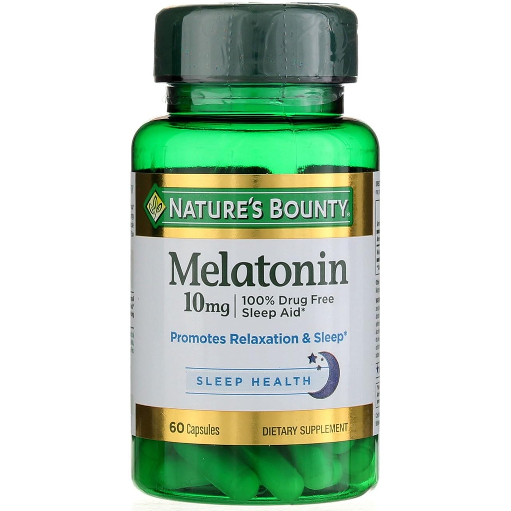 Bounty Melatonin 10 mg kapsułki, 60 sztuk (opakowanie po 4)