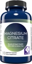 MD. Life Magnezu Citrate 250 mg - 30 Kapsułek - Wysoka absorpcja Magnezu Citrate Supplement - Kapsułki easy- to- Połknięcie dla mięśni, nerwów, serca, snu i kości