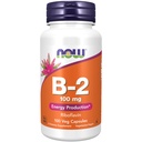 Teraz suplementy żywności, Witamina B-2 (Riboflavin) 100 mg, Produkcja energii *, 100 Kapsułki Veg