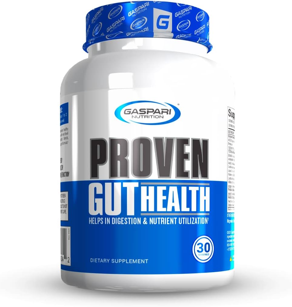 Gaspari Nutrition Proven Gut Health, Promotes Healthy Trawienie, Prebiotyki i Probiotyki, Spożywanie i spożywanie składników odżywczych (30 Służenia)