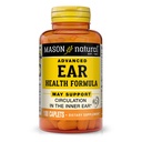 MASON NATURAL Advanced Ear Health, 33 Day Supply, Wspiera normalne krążenie w Wewnętrznym Uchu & Pierścień, 100 Caplets
