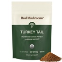 Prawdziwe Grzyby Turcja Grzyb w proszku - Organic Turcja Tail Extract z - dla Wellness, Gut Harmony, & Wsparcie energetyczne - Wegan, Non-GMO, No Fillers - 100 Słupki Functional Mushroom Supplement