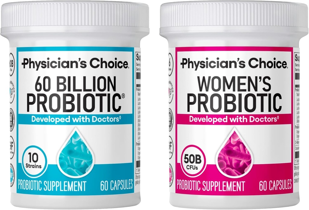Wybór lekarza - 60b + Womens Value Bundle - Dostawa dwóch miesięcy