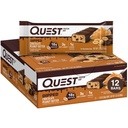 Quest Nutrition Dipped Chocolate Peanut Butter Protein Bars, 18g Protein, 1 g Sugar, 3g Net Carbs, Gluten Free, 12 Count