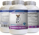 Oral Care for Dogs Bad Breath - PROBIOTICS for Dogs - Zdrowa Gut - Stop gazowej Biegunka i Zły oddech - Boost - Psy probiotyki Biegunka - 1 Butelka (60 Leczenie)