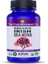 Irish Sea Moss, Organic Prebiotic Food, Ponad 70 Ślad Minerałów, Wspiera zdrową eliminację, trawienie i wsparcie immunologiczne 60 Kapsułki wegetariańskie