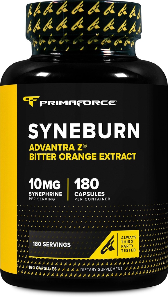 PrimaForce Syneburn Supplement, 180 kapsułek - Synefryna z ADVANTRA Z