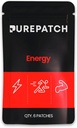 Pure Patch Energy Patch - Plant- Based Vegan Topical Patch - Kofeina - CoQ10 - Amino Acids - Electrolytes - Non- Ingestible - Water- Resistant - Gentle on Skin - Gluten Free - Made in USA - 6 Patches