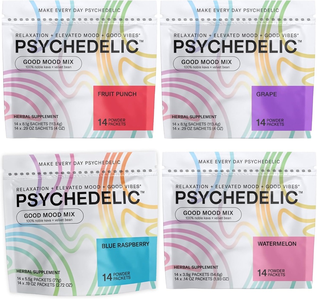 Psychedelic wody dobry nastrój Mix 4 Flavor mieszany zestaw