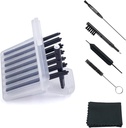 (4 opakowania) Filtry do pomocy słuchowej Wax Guard (32 jednostki) Zastąpienie Wax Cerumen Stop Pułapki na wosk dla Phonak, Widex, Unitron i Resound - 5 sztuk Zestaw do czyszczenia pomocy słuchowej z walizką