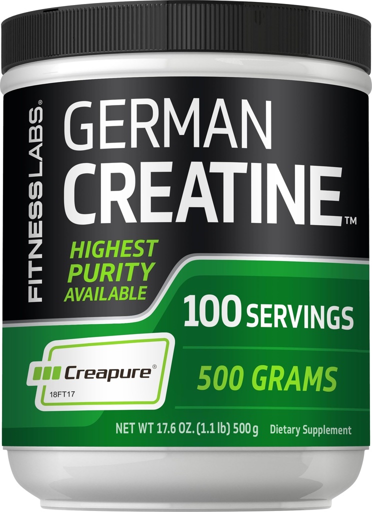 Laboratoria fitness Niemiecki Kreatywny jednowodny proszek 124; 500 Grams 124; Kreapure suplement fitness 124; dla mężczyzn i kobiet 124; Nieoczarowany 124; 100 Sług