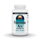 Źródło Naturals Kwas pantotenowy 500 mg Witamina B- 5 Suplement diety - 200 tabletek