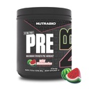NutraBio STIM- Free PRE Workout dla mężczyzn, Nowa formuła 124; Laser Focus, ekstremalne pompy 124; Performance, Endurance 124; 10g Citruline, Beta Alanina, Nitraty, Nootropiki, Elektrolity - 20 Sług Arbuz